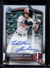 2025 Bowman Walker Jenkins Chrome Prospect Auto Refractor #/499 Twins