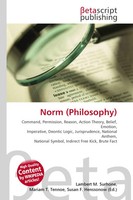Lambert M. Surhone (U. A.) | Norm (Philosophy) | Taschenbuch | Englisch (2026)