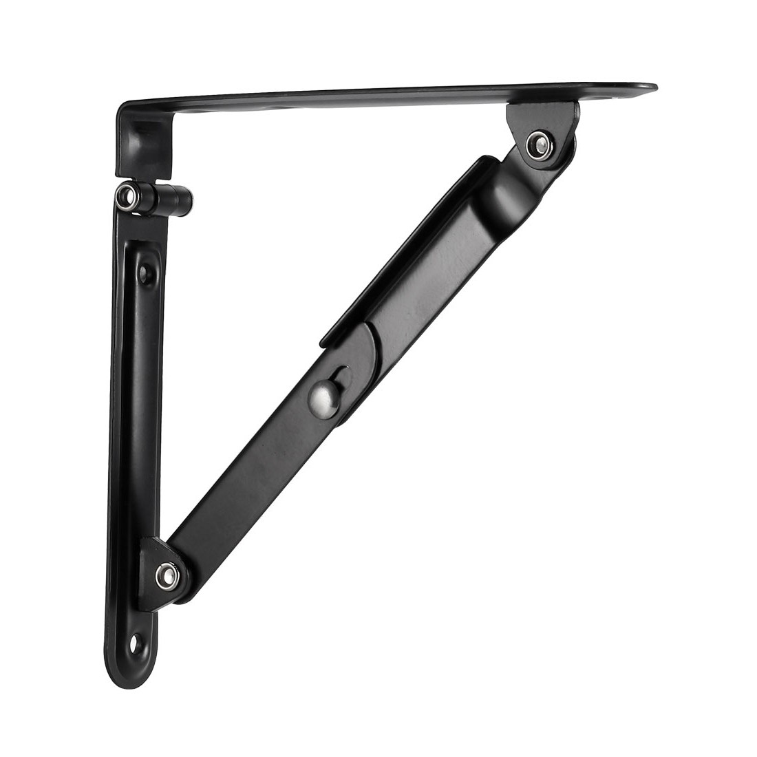 2 X 6" 150mm Folding Bracket Wall Mounted Support Collapsible Long Release Arm