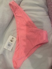 Bas de bikini tanga sol searcher Billabong neuf avec étiquette. XL rose fluo