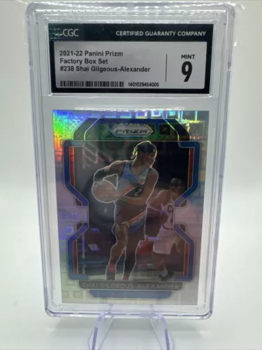 2021-22 Panini Prizm Pandora Shai Gilgeous-Alexander /150 Thunder #238 CGC 9 SSP