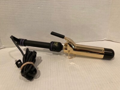 Hot Tools Pro Signature Series 1 1/2'' Gold Curling Iron HTIR1577 Long Curls