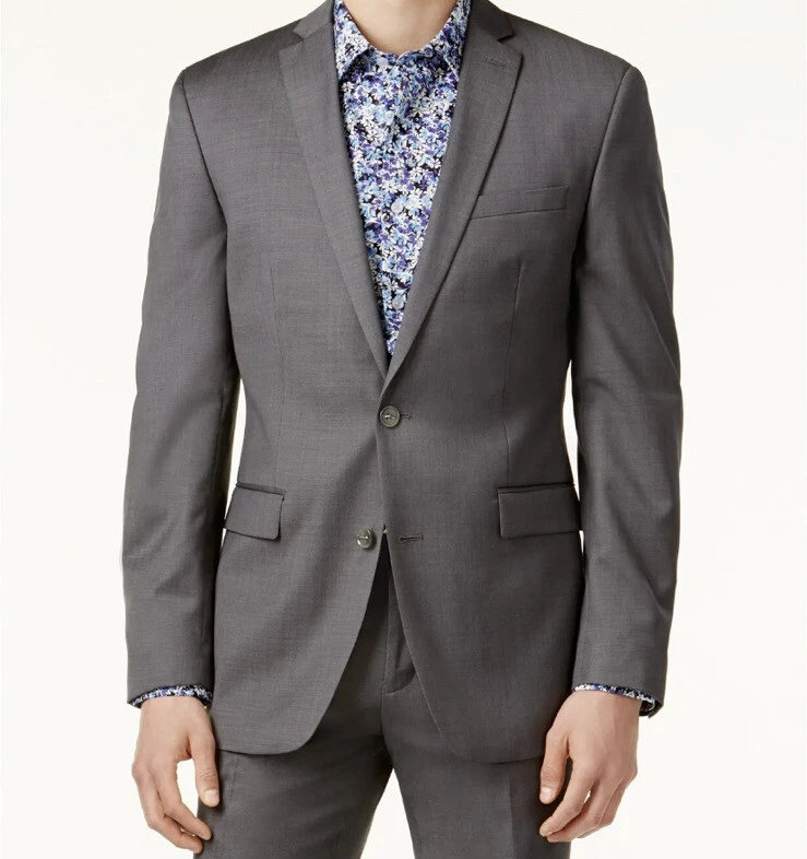 Bar Iii Mid Grey Pindot Slim Fit Suit Separates Sale Online head.hesge.ch
