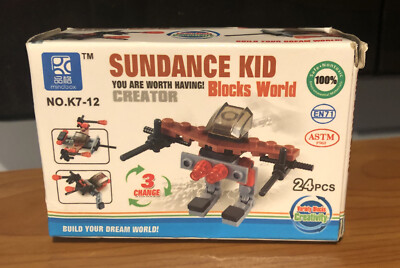 Mindbox No. K7-12 Sundance Kid Blocks World NEW open box