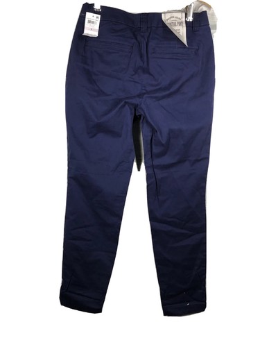 Maison Jules Size 6 NWT BLUE Indigo Essential Pants - Picture 4 of 8
