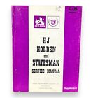 <!--F#f_0-->Vintage GMH General Motors Holden HJ Holden Statesman Service Manual Supplement<!--F/-->