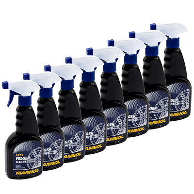 8 x 500 ml Felgen Cleaner Felge Reiniger Sprühflasche Intensivreiniger ALUFELGEN