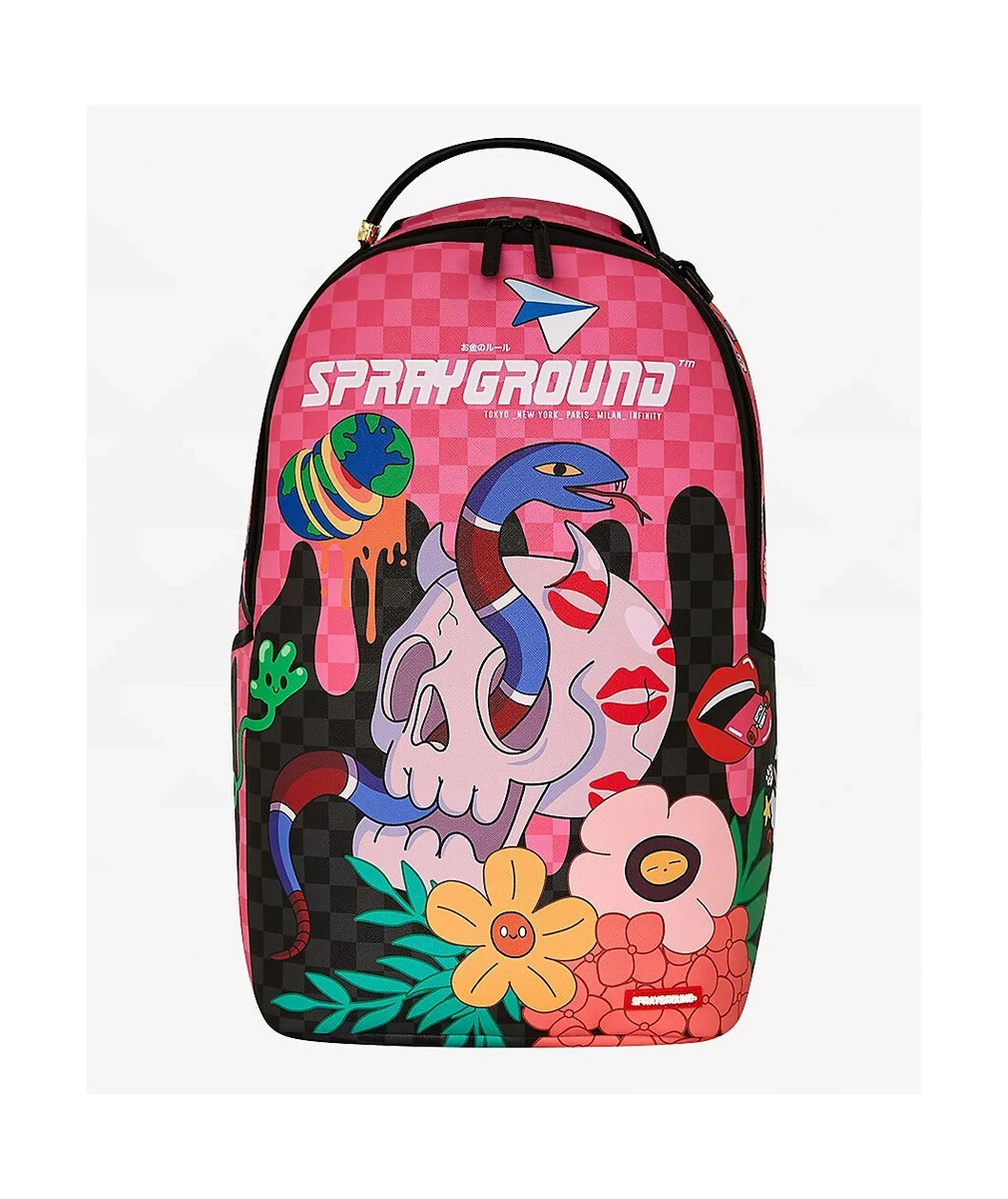 Sprayground Wtf Skull Drip Backpack
