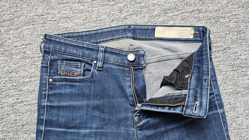 DIESEL Doris-B Jeans Women Size W27 L30 Super Slim Bootcut Regular Blue ITALY - Picture 4 of 13