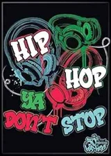 ATA-BOY 50TH ANNIVERSARY OF HIP HOP YOU DON'T STOP MAGNET  2.5” X 3.5”