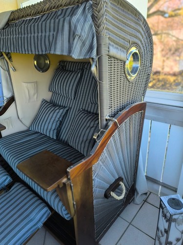 Verkaufe Strandkorb 2 sitzer gebraucht, neuwertig - Bild 8 von 8