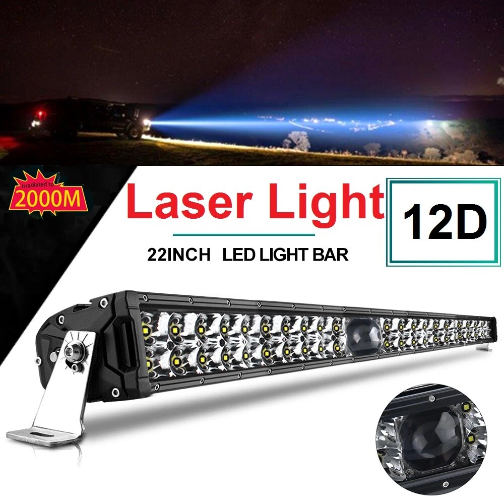 22&#034;Dual Row led laser light bar Combo Driving lamp 4x4 offroad Truck 12V | eBay