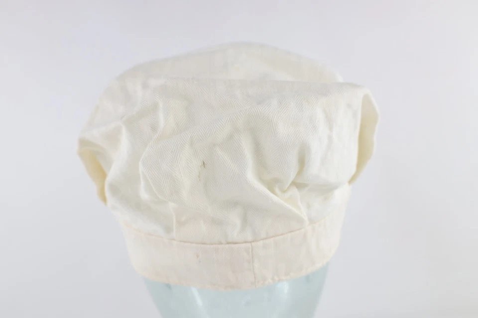 Vintage 50s Lee Sanforized Cotton Herringbone Twill HBT Train Conductor Hat USA - Image 4 of 4