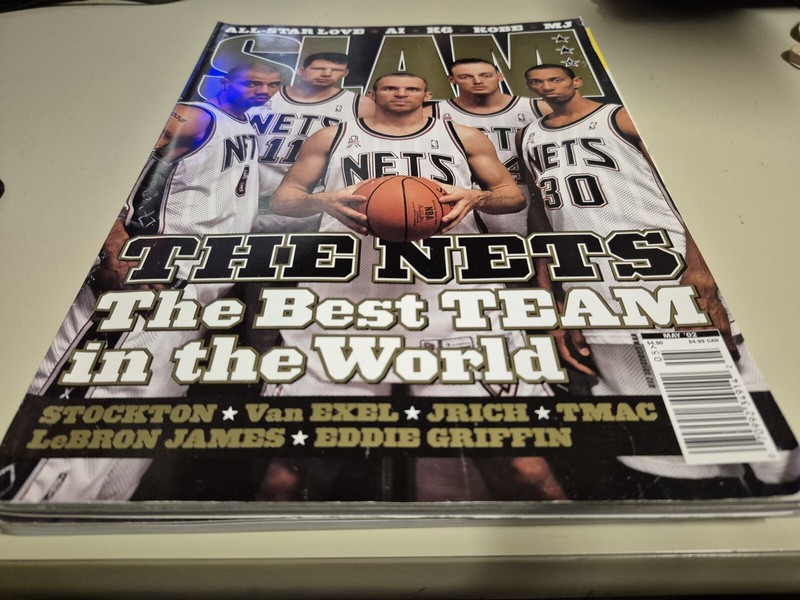 SLAM magazine Jason Kidd Kenyon Martin Eddie Griffin LeBron James John Stockton 
