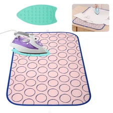 Portable Ironing Mat for Table Top, Foldable Travel Ironing Blanket Steamer Pad