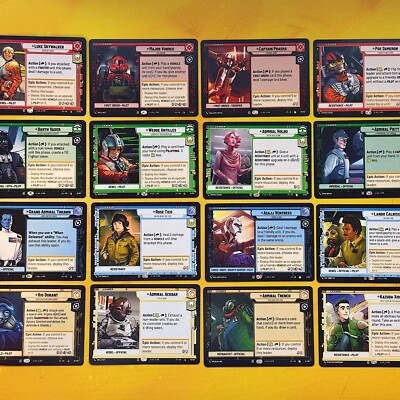 Leaders Jump to Lightspeed JTL Full Set All Star Wars Unlimited SWU Leader (16x)