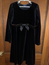 Girls Lands End Holiday Dress Size 8 