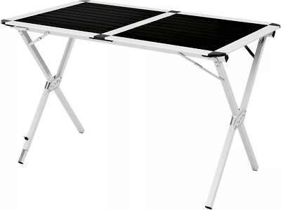 NEU RENNES EASY CAMP ALUMINIUM LEICHTER AUSKLAPPBARER TISCH L