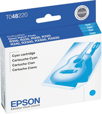 New Genuine Epson T0482 Cyan Ink Cartridge, Stylus Photo R200