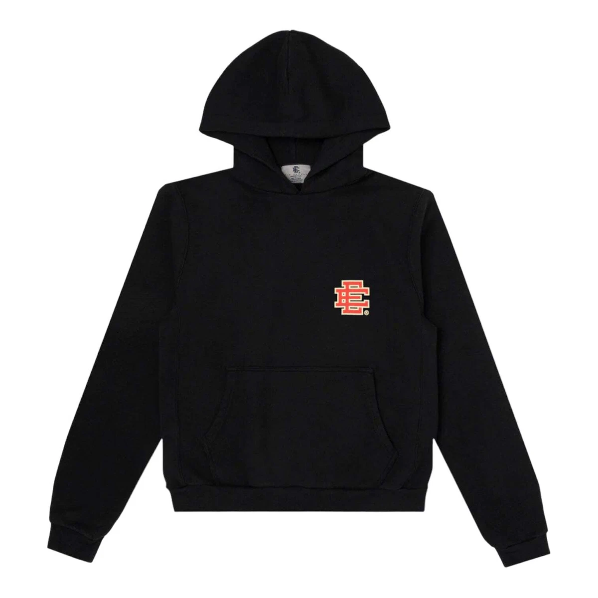 Eric Emanuel EE Basic Hooded Sweatshirt Black Varsity Red eBay