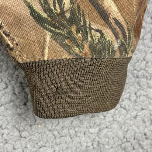 Vtg Game Winner Real Tree Xtra Camo Insulated Hooded Jacket L Hunting Coat READ* - Picture 8 of 11