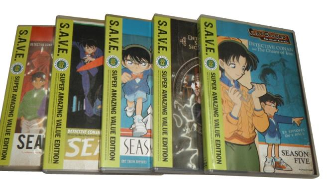 Case Closed Detective Conan: Complete Series Seasons 1-5 DVD Set