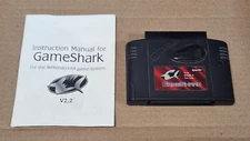Nintendo 64 N64 GameShark Game Shark V.2.2 Cartridge & Manual