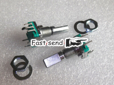5 x Rotary encoder code switch EC11 audio digital potentiometer with switch 5Pin