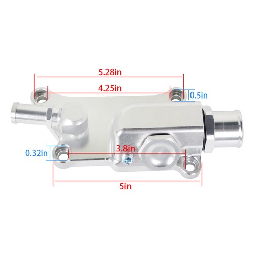For Honda K20Z3 K24 Upper Coolant Housing W Straight Elbow Filler Neck Hose - Imagen 2 de 9