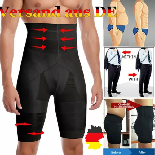 Männer Schlank Schlank Bauchweg Hosen Mieder Unterhose Korsett Unterwäsche Pants - Picture 1 of 16