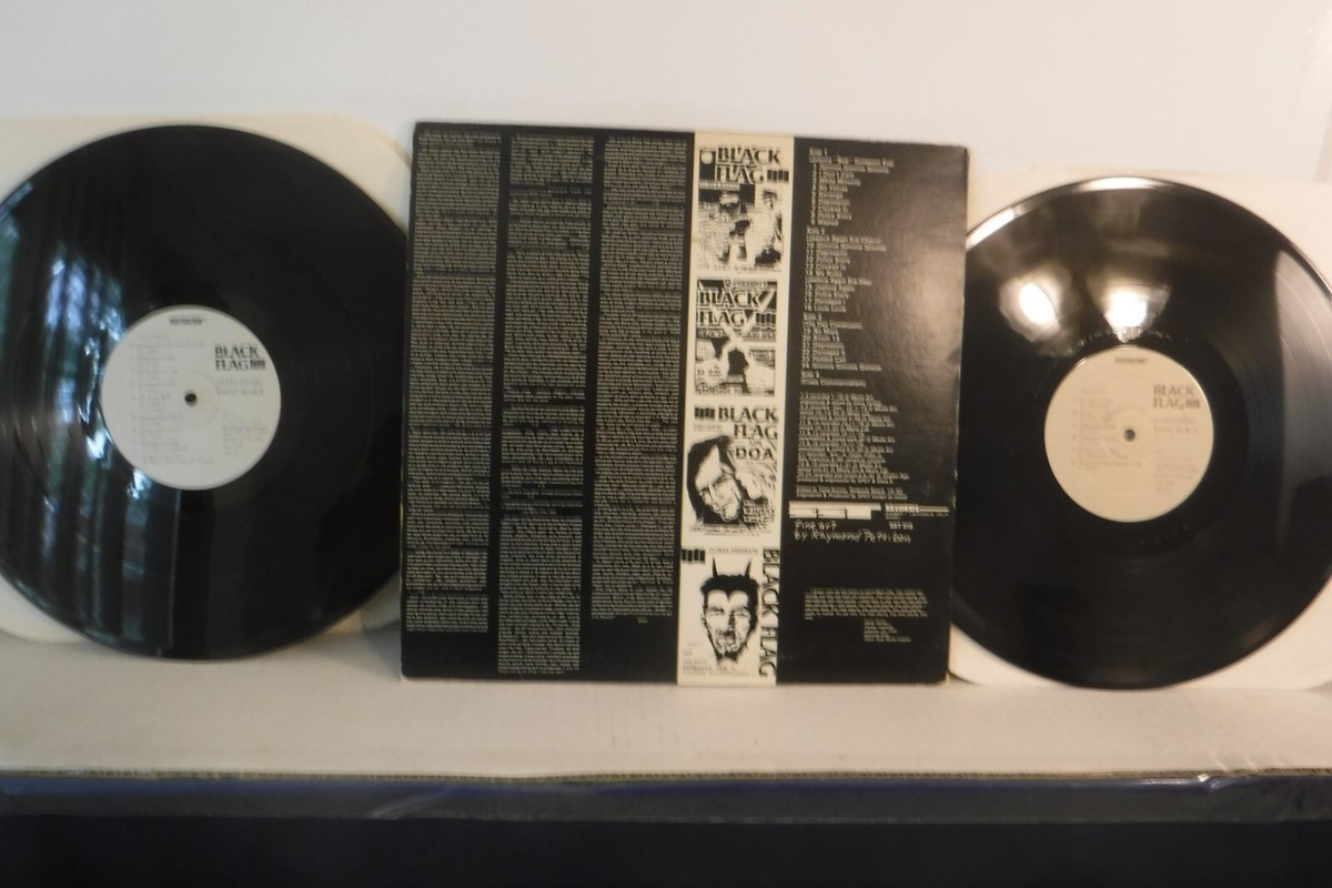 Black Flag, Everything Went Black, 1990 SST, SST 015 2LPs Poster