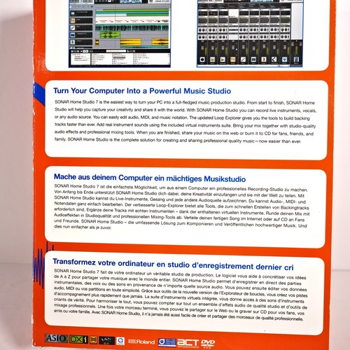 Cakewalk Home Studio 7 Software & Manual Opened Never Used - Picture 2 of 11
