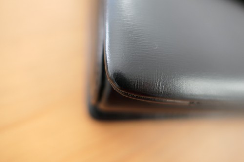 Vintage Launer London Clutch with Leather Shoulder Strap in Black Leather Bag - Picture 13 of 24