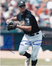 ADAM ROSALES  OAKLAND A'S  ACTION SIGNED 8x10