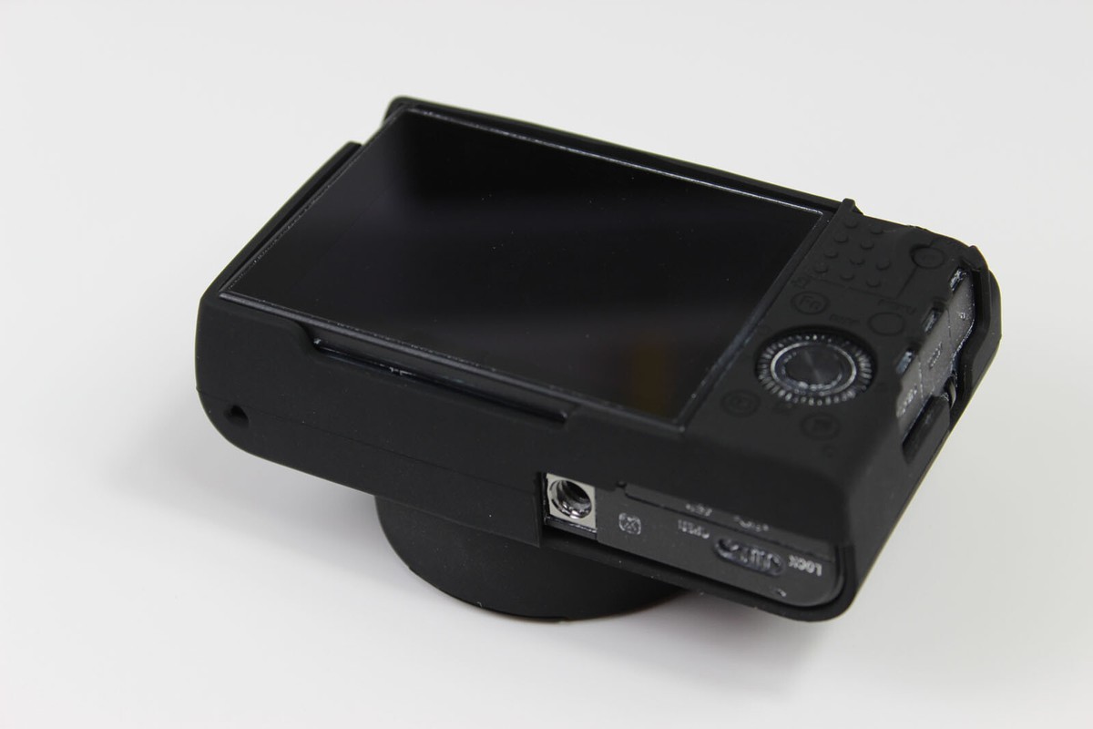 Housse Gel Silicone Pour Sony Cyber-shot DSC-RX100 VII - Protection Noire élégante