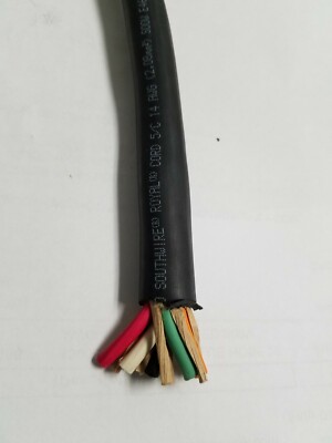 14/5C  SOOW 600V Portable Power Cord Cable/5 ft