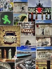 Stoffdruck auf Holzkeilrahmen BERLIN