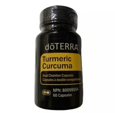 doTerra Turmeric Dual Chamber Capsules 60 ct 30 Days NEW SEALED - FREE SHIPPING