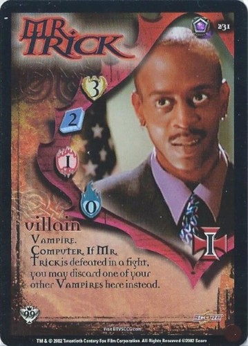 BUFFY THE VAMPIRE SLAYER COLLECTIBLE CARD GAME - CLASS OF '99 (SCORE - 2002) - Picture 165 of 171