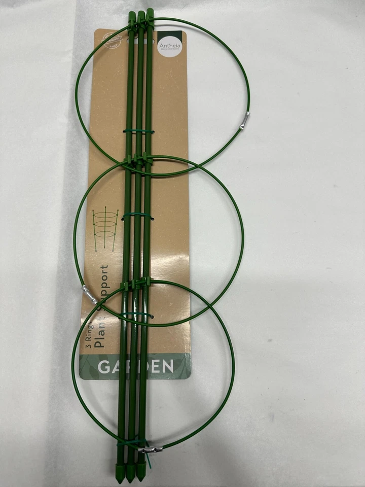Climbing plant support trellis rings stakes tomato pots no assembly metal - image 3 of 4