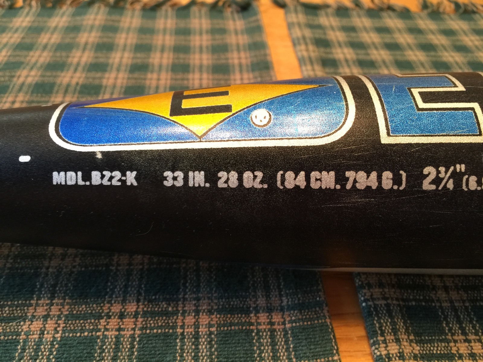 *RARE* EASTON Z2K ZCORE SC500 ALLOY 33/28 2 3/4 Barrel Baseball Bat (5