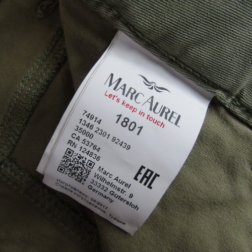 Marc Aurel Cargohose Damen Gr. 34 Stretch Fit Khaki Hellbraun Skinny Leg - Bild 8 von 8
