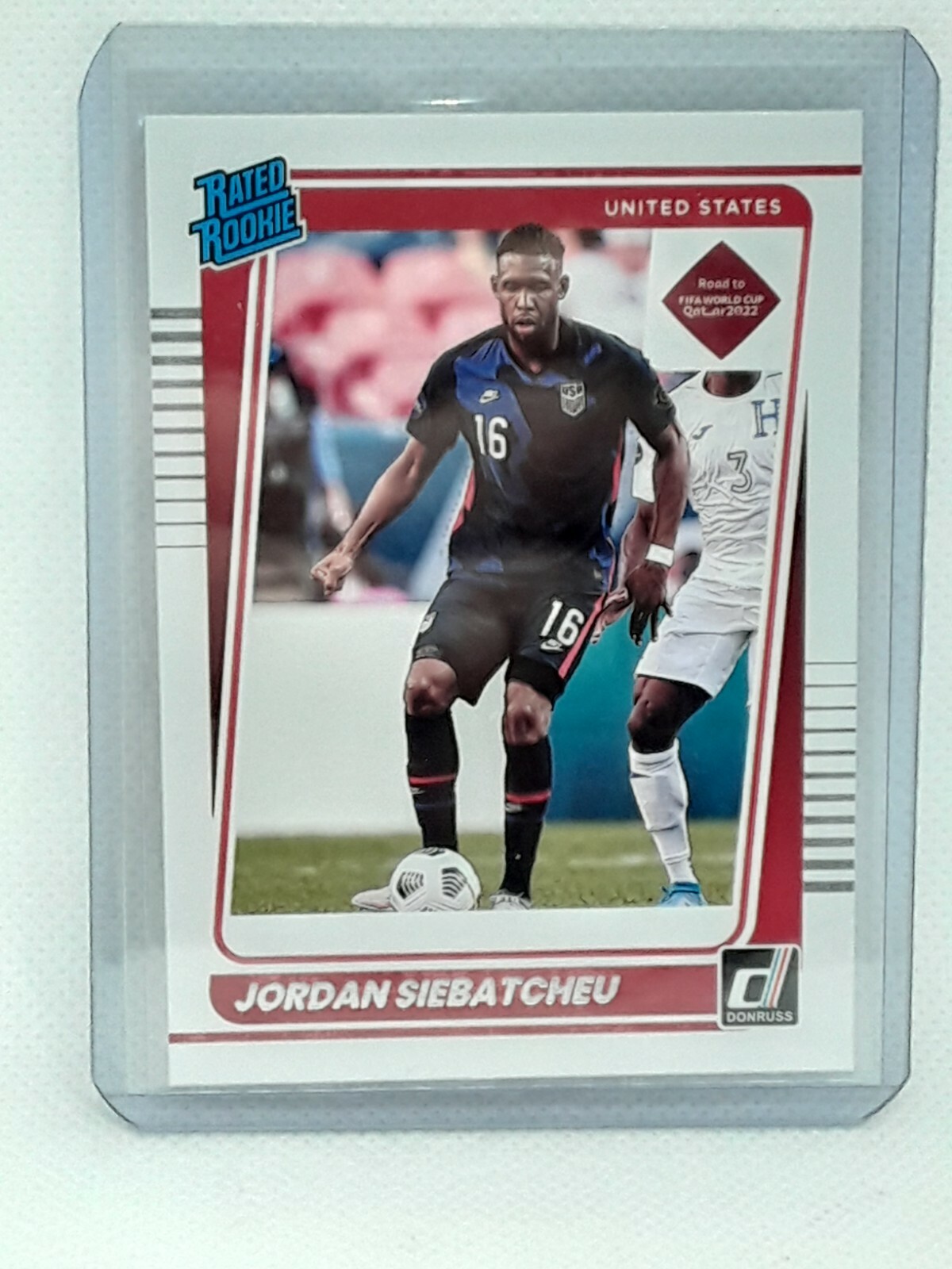 Jordan Siebatcheu 2021-22 Donruss Soccer Rated Rookie United States / Team USA
