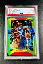 2019-20 Prizm Gold Refractor RC Rookie Terance Mann PSA9