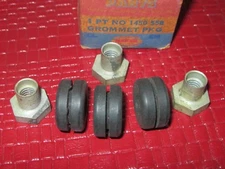 NOS Mopar 1953 windshield wiper motor mounting kit, grommets and nuts, in box