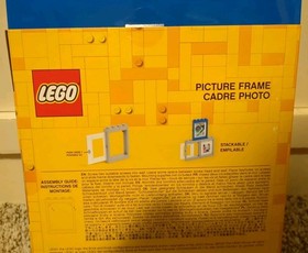 LEGO 5x7 Blue Lego Block Picture Frame which Is Stackable! #4113 New & Sealed!