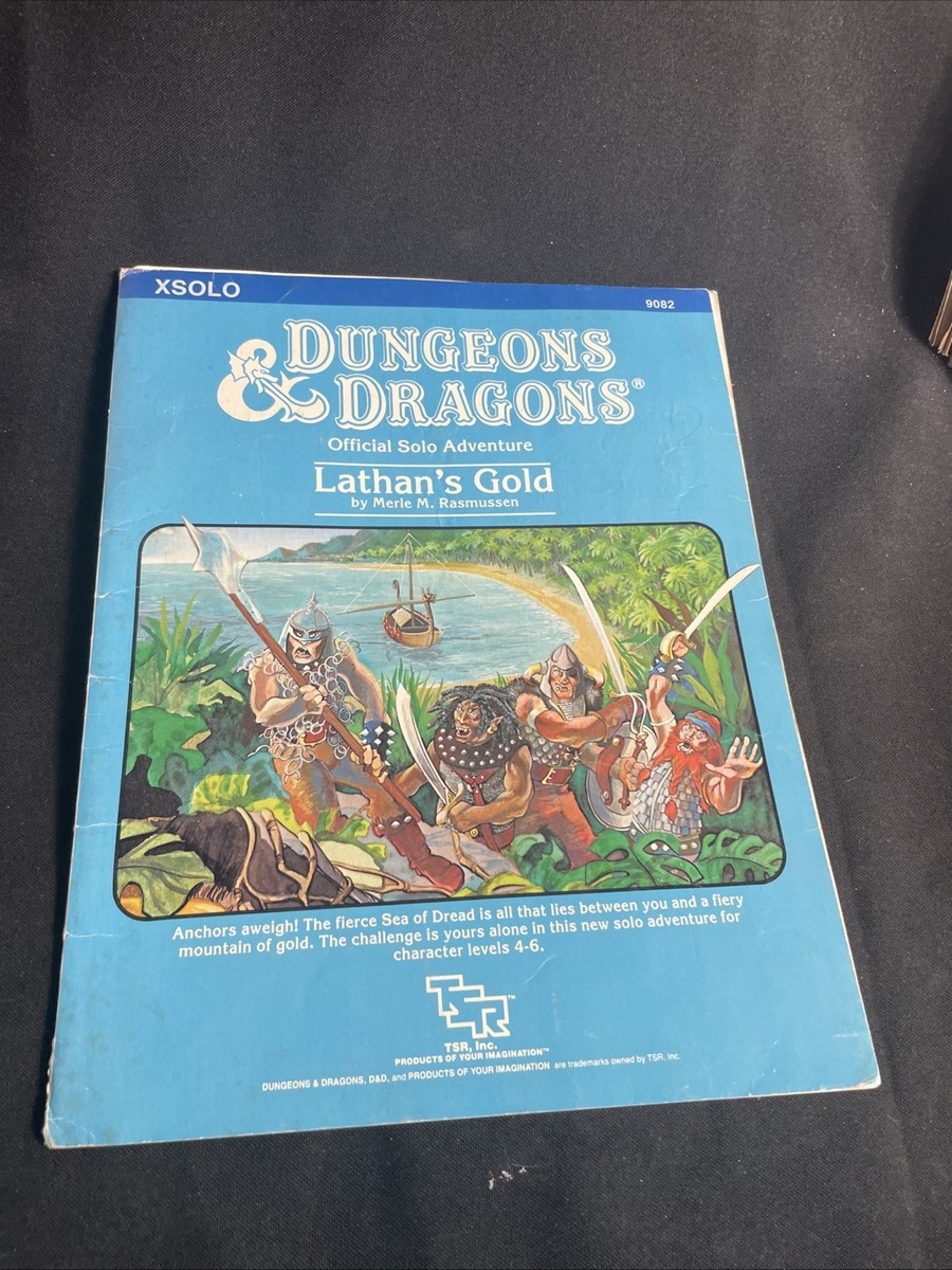 TSR Dungeons & Dragons Lathan's Gold 9082 Adventure Module 1984 | eBay
