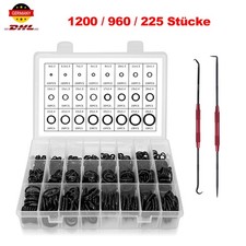 O Ring Sortiment NBR Gummi Sortiment Dichtringe im O-Ringe Oring 1200/960/225stk