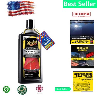 Meguiar's 15.2 Oz Ultimate Compound - Pro-Grade Car Scratch Remover for Showr...