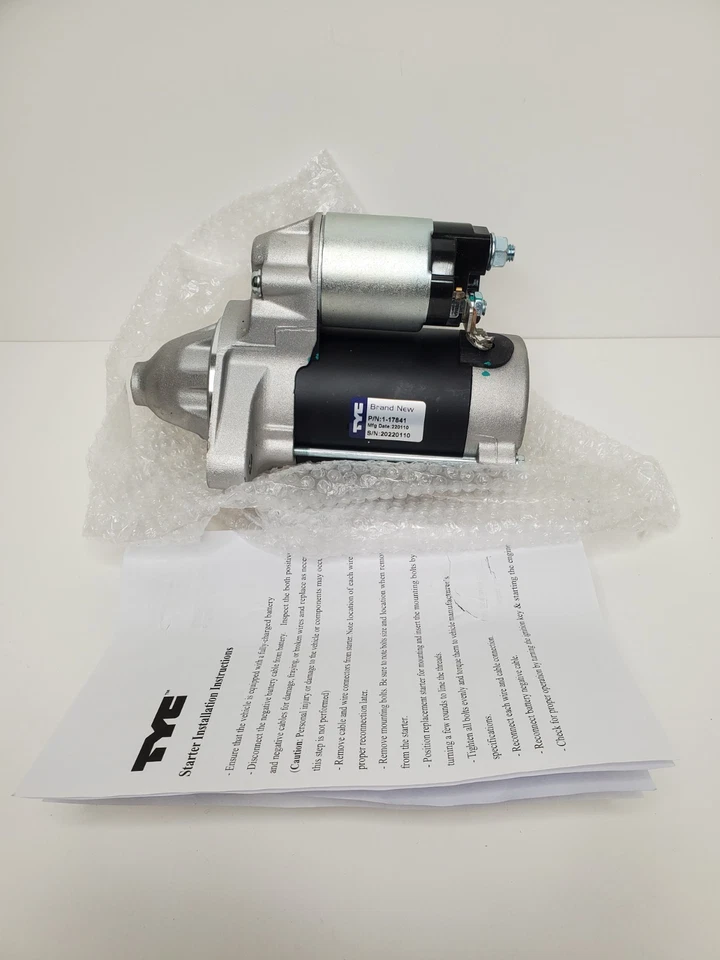 Motor De Arranque TYC 1-17841 Compatible con Toyota Corolla 2003-2008 - NUEVO Foto 2 de 4